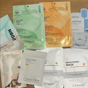 Revital Sleeping Gel Mask - Sleeping Gel and Regular Sheet masks 8pcs